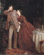George Elgar Hicks Woman's Mission:Companion of Manhood Germany oil painting artist